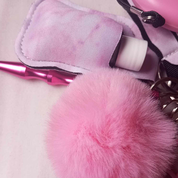 PINK POWER SAFETY KEYCHAIN